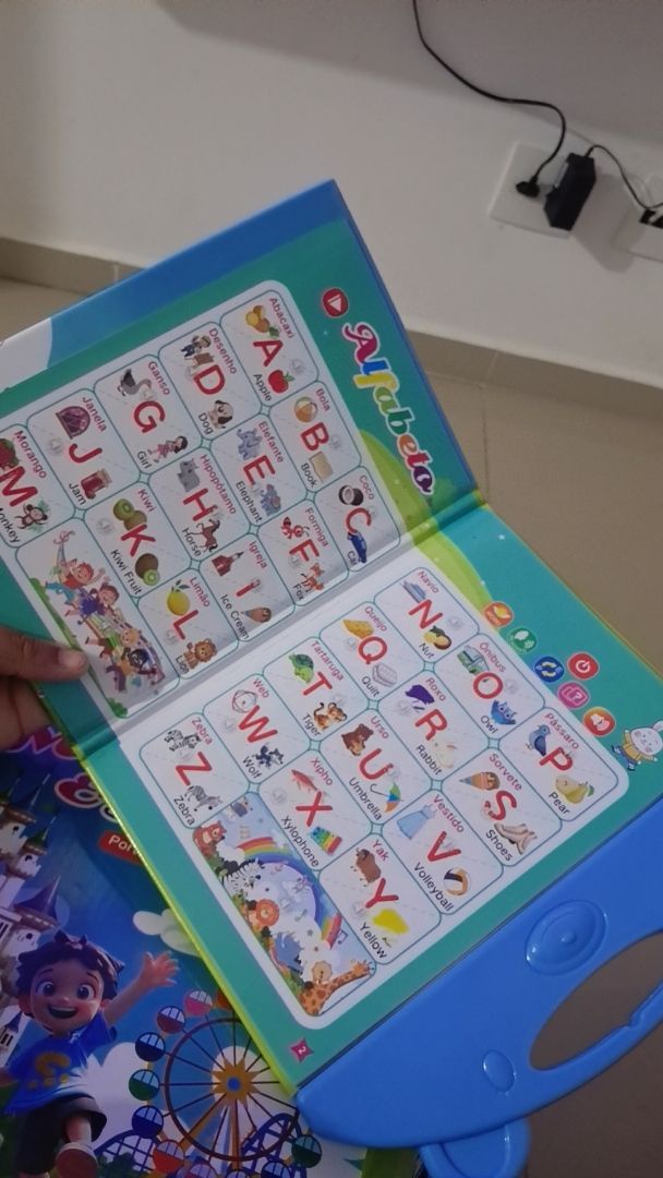 Meu E-Livro azul visto por fora